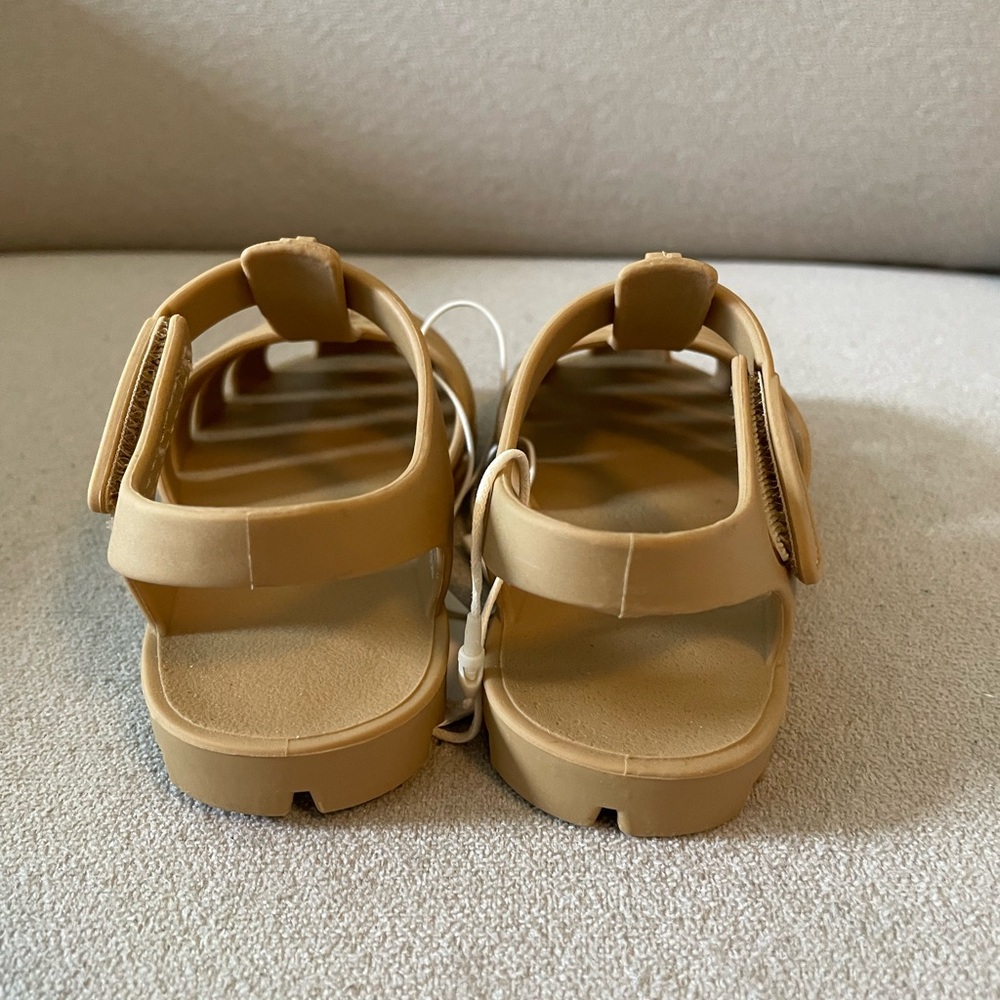ZARA RUBBERIZED CAGE SANDALS - Picture 4 of 6